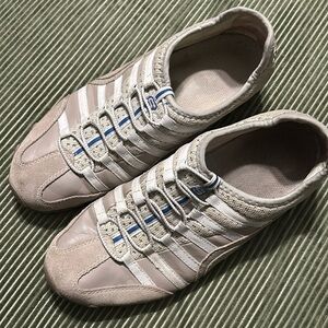 Women’s slip on Skechers. Barely worn, but some wear on heel. Size 8